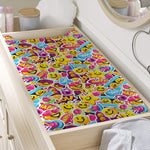 Smiley Faces Emoji Pattern Print Changing Pad Cover