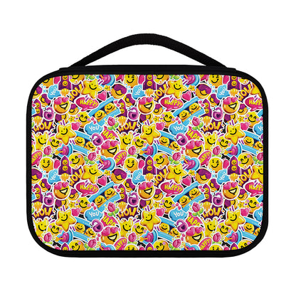 Smiley Faces Emoji Pattern Print Classic Bible Case