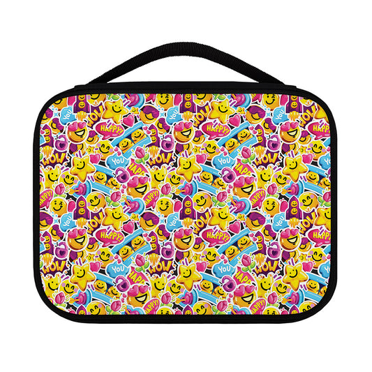 Smiley Faces Emoji Pattern Print Classic Bible Case