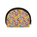 Smiley Faces Emoji Pattern Print Coin Purse