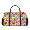 Smiley Faces Emoji Pattern Print Duffel Bag