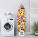 Smiley Faces Emoji Pattern Print Ironing Board Cover