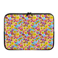 Smiley Faces Emoji Pattern Print Laptop Sleeve
