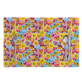Smiley Faces Emoji Pattern Print Placemat