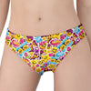 Smiley Faces Emoji Pattern Print Women's Panties