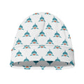 Smiley Shark Pattern Print Beanie