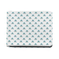 Smiley Shark Pattern Print Bifold Wallet