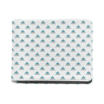 Smiley Shark Pattern Print Bifold Wallet