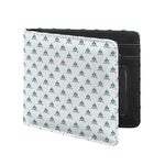 Smiley Shark Pattern Print Bifold Wallet