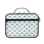 Smiley Shark Pattern Print Briefcase Bible Bag