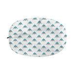Smiley Shark Pattern Print Car Side Mirror Covers
