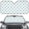 Smiley Shark Pattern Print Car Windshield Sun Shade