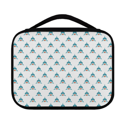 Smiley Shark Pattern Print Classic Bible Case
