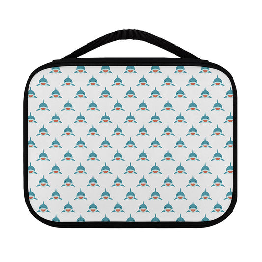 Smiley Shark Pattern Print Classic Bible Case