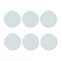 Smiley Shark Pattern Print Coaster Set