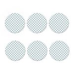Smiley Shark Pattern Print Coaster Set