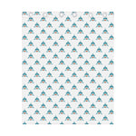 Smiley Shark Pattern Print Curtain