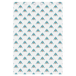 Smiley Shark Pattern Print Curtain