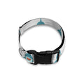 Smiley Shark Pattern Print Dog Collar