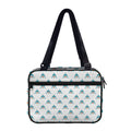 Smiley Shark Pattern Print Double Strap Bible Bag