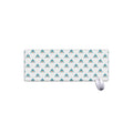 Smiley Shark Pattern Print Extended Mouse Pad