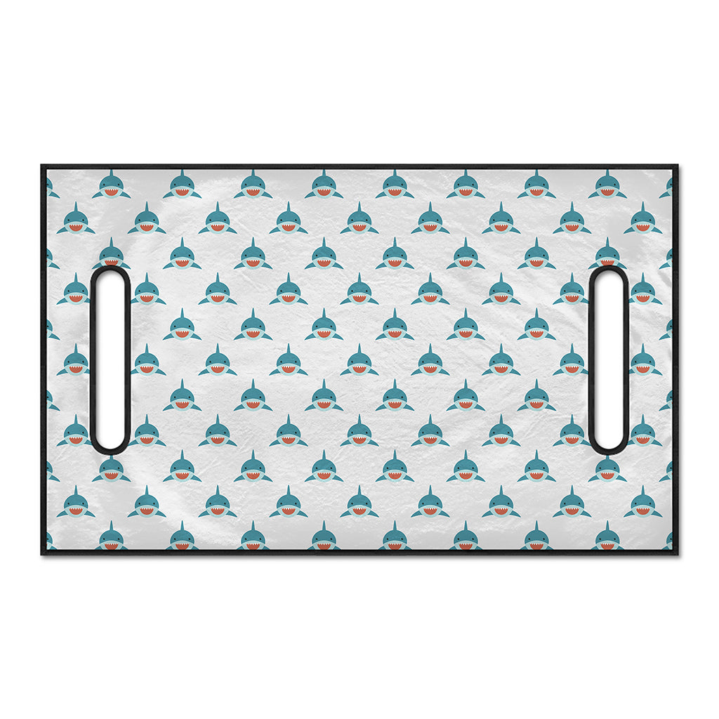 Smiley Shark Pattern Print Golf Cart Seat Cover