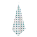Smiley Shark Pattern Print Hand Towel