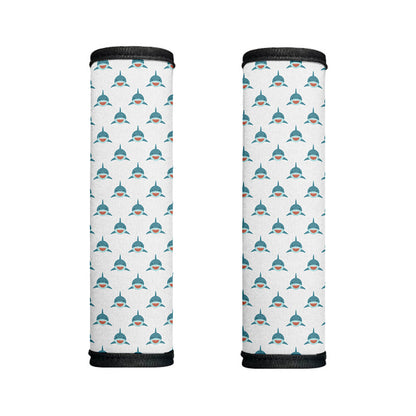 Smiley Shark Pattern Print Handle Covers