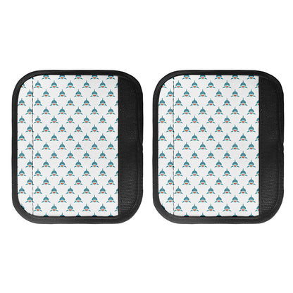 Smiley Shark Pattern Print Handle Covers