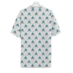 Smiley Shark Pattern Print Hawaiian Shirt