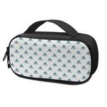 Smiley Shark Pattern Print Insulin Cooler Travel Case