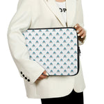 Smiley Shark Pattern Print Laptop Sleeve