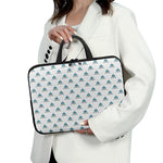 Smiley Shark Pattern Print Laptop Sleeve With Handle