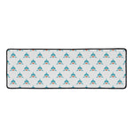 Smiley Shark Pattern Print Long Kitchen Mat