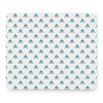 Smiley Shark Pattern Print Mouse Pad