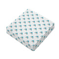 Smiley Shark Pattern Print Outdoor Seat Cushion Cover