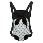 Smiley Shark Pattern Print Pet Carrier Backpack