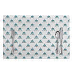 Smiley Shark Pattern Print Placemat