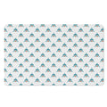 Smiley Shark Pattern Print Polyester Doormat