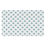 Smiley Shark Pattern Print Polyester Doormat