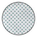 Smiley Shark Pattern Print Round Floor Mat