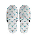 Smiley Shark Pattern Print Slippers
