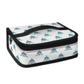 Smiley Shark Pattern Print Small Lunch Bag