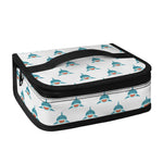 Smiley Shark Pattern Print Small Lunch Bag