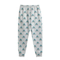 Smiley Shark Pattern Print Sweatpants