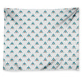Smiley Shark Pattern Print Tapestry