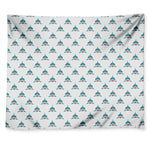 Smiley Shark Pattern Print Tapestry