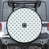 Smiley Shark Pattern Print Tire Cover With Camera Hole