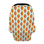 Smiling Carrot Pattern Print Baby Seat Cover