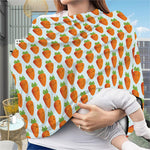 Smiling Carrot Pattern Print Baby Seat Cover